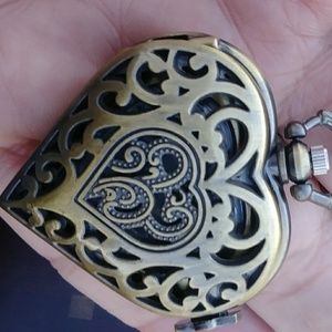 Heart Necklace Watch